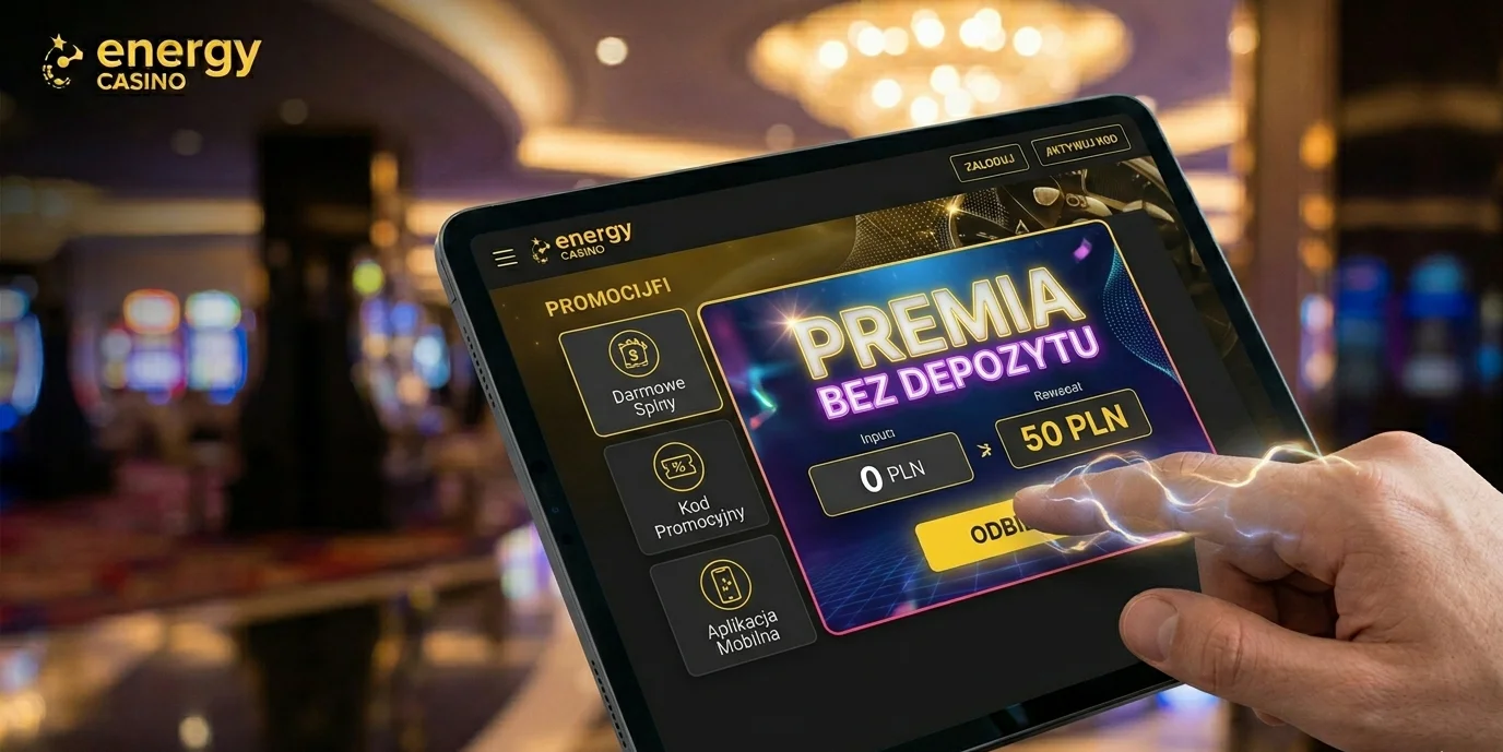 Energy Casino bonus bez depozytu — 50 darmowych spinów